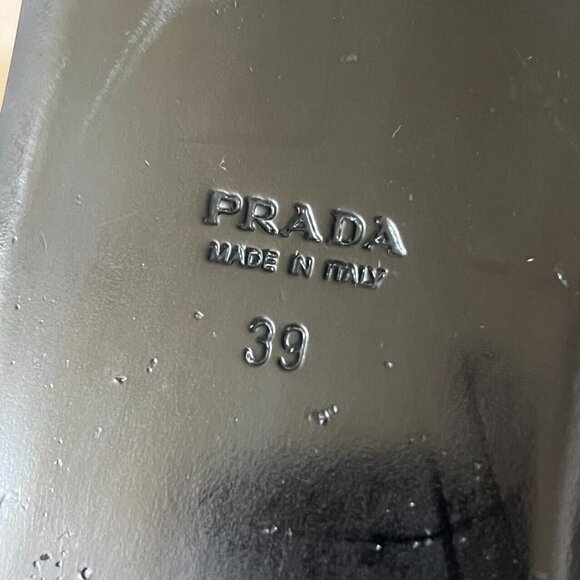 Prada Pink Satin Bow Flat Sandal Woman Size 39 Made in Italy Rare - Picture 10 of 12